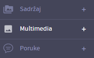 Pristup podsekciji Multimedia